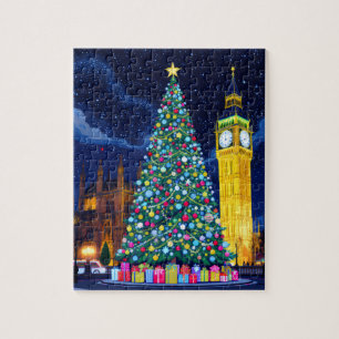 Puzzle Nuit à Noël à Londres