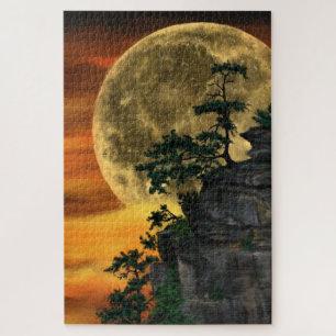Puzzle Nuit de super-lune - Collection d'oeuvres