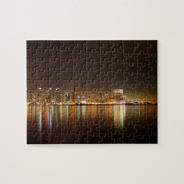 Puzzle Nuit d'horizon de San Diego (Horizontal)