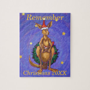 Puzzle Nuit étoilée de Noël Kangaroo