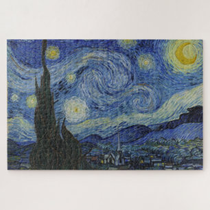 Puzzle Nuit étoilée, peinture à l'huile, Vincent Van Gogh