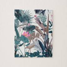 Nuit tropicale vintage oiseaux sauvages et palmier