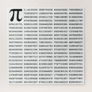 Puzzle Numéro Pi 1000 Premiers Chiffres   Symbole mathéma