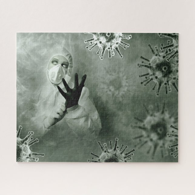 Puzzle Nurse coronavirus (Horizontal)