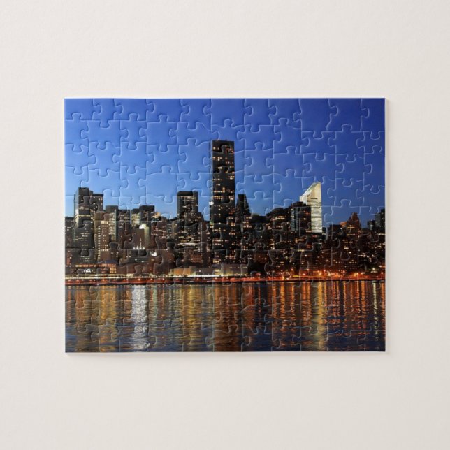 Puzzle NYC New York City Manhattan Nuit (Horizontal)