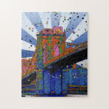 NYC psychédélique : Pont Brooklyn N°2