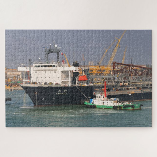 Puzzle NYK vraquier et porteurs de projets, Yamato, Thaïl (Horizontal)