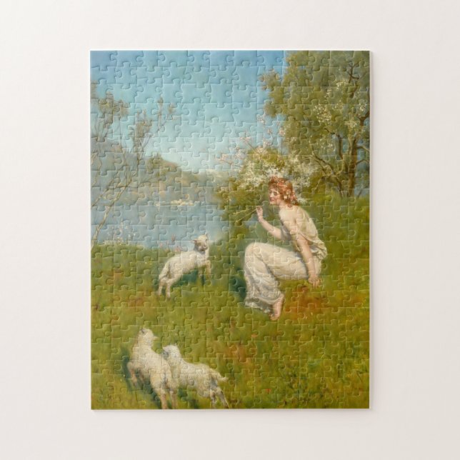 Puzzle Nymphe des bois | John Collier (Vertical)