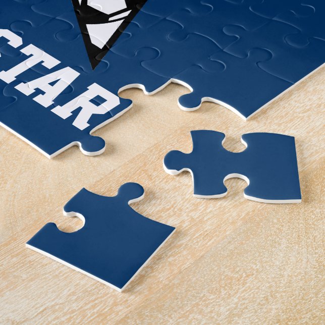 Puzzle Objectif de soccer Stars et Stripes (Côté)