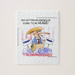 Puzzle Objets drôles de Donald Trump Trumpnocchio