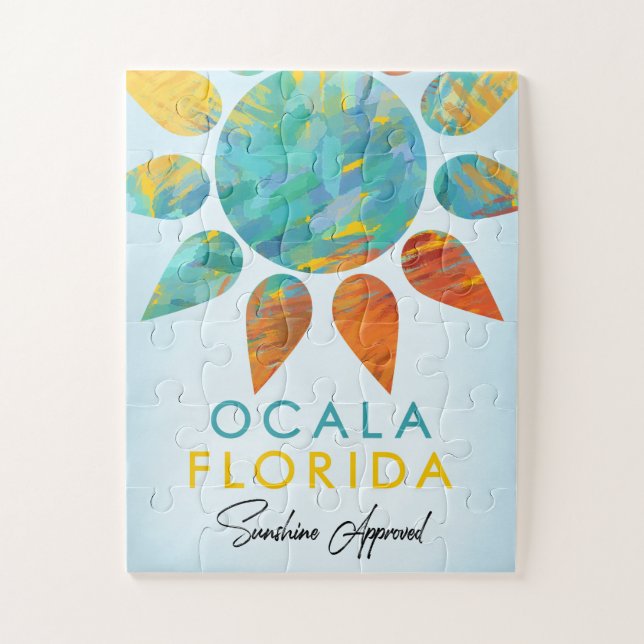 Puzzle Ocala Floride Sunshine Travel (Vertical)