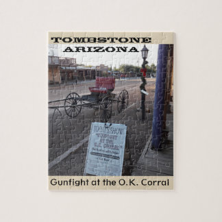 Puzzle occidental - combat d'armes à feu au corral