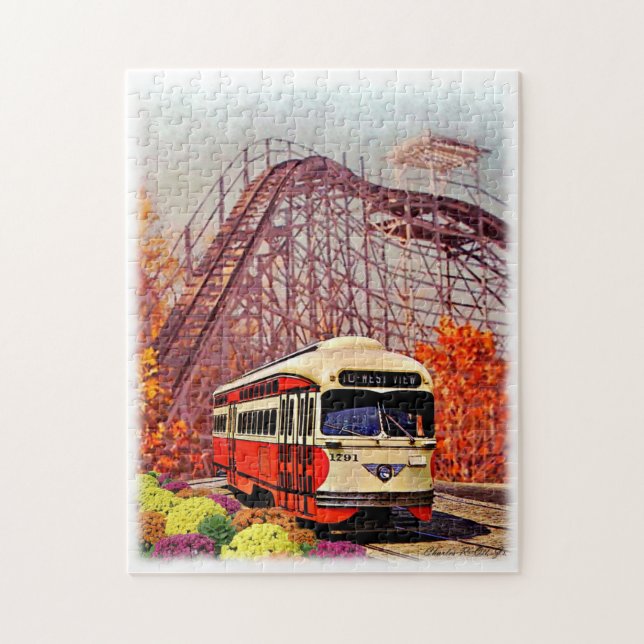 Puzzle occidental de parc de vue (Vertical)