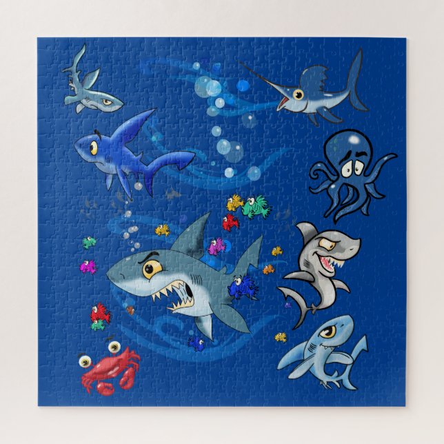 Puzzle Océan du dessin (Vertical)