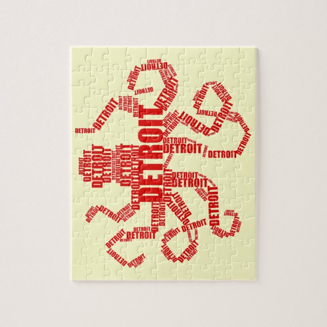 Puzzle Octopus de Détroit (Vertical)