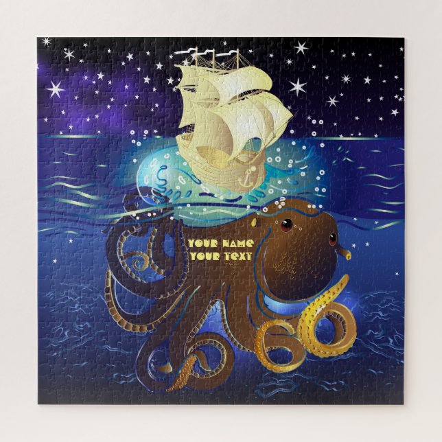 Puzzle Octopus Huge et Caravella (Vertical)