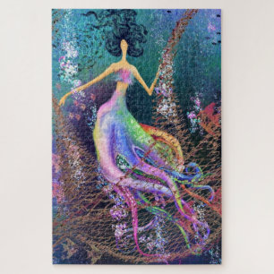 Puzzle Octopus Woman