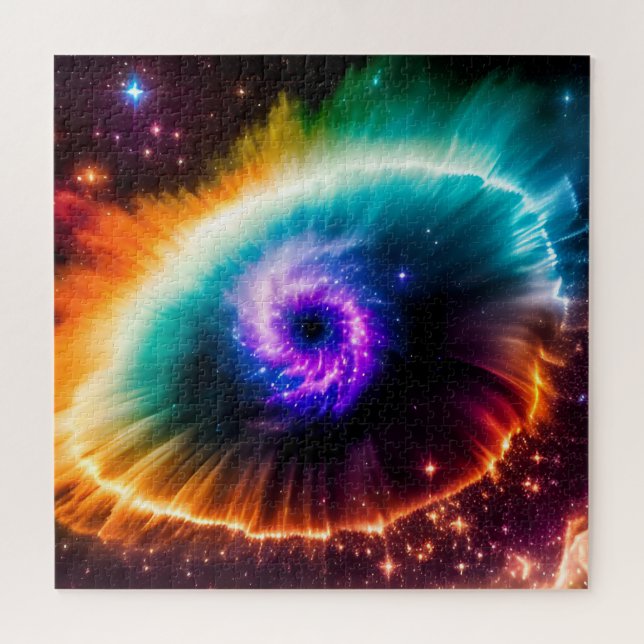 Puzzle Oeil cosmique dans le ciel Nebula dans la scène sp (Horizontal)