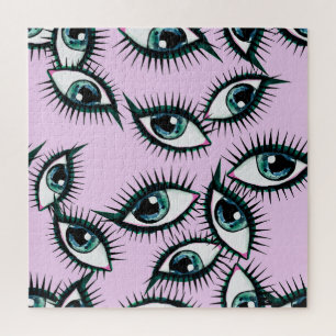 Puzzle Oeil de montagne conception Abstraite