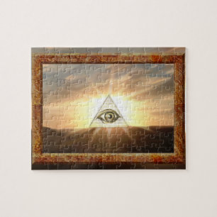 Puzzle Oeil du rayon de soleil de Providence