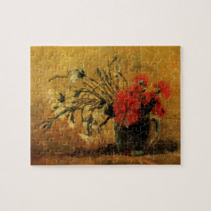 Puzzle Oeillets rouges et blancs par Vincent van Gogh