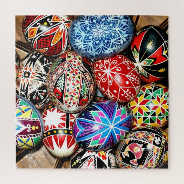 Puzzle OEufs de Pâques ukrainiens (Vertical)