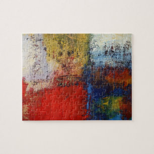 Puzzle Oeuvre Abstraite colorée et moderne