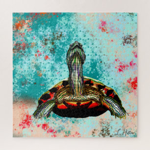 Puzzle Oeuvre Abstraite de tortue