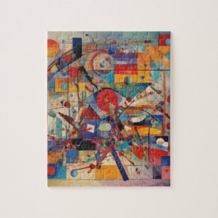 Puzzle Oeuvre Abstraite moderne