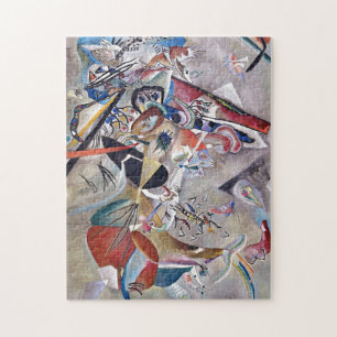Puzzle OEuvre Abstraite moderne de Grey Kandinsky