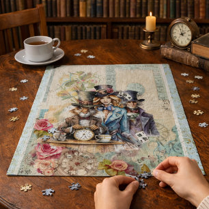Puzzle Œuvre d'art représentant la fête du thé d'Alice au