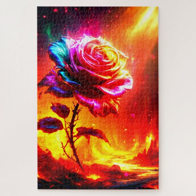 Puzzle Oeuvre rose (Vertical)