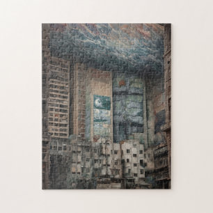Puzzle Oeuvre surréaliste Cityscape