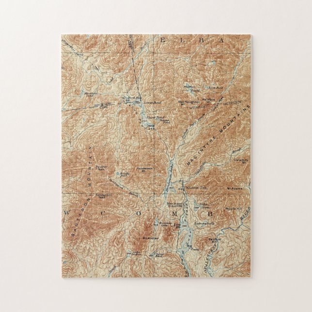 Puzzle OEuvres Supérieures, Zone Tahawus, Adirondack Haut (Vertical)