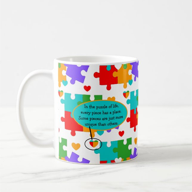 Puzzle of Life Coffee Mug (Left)