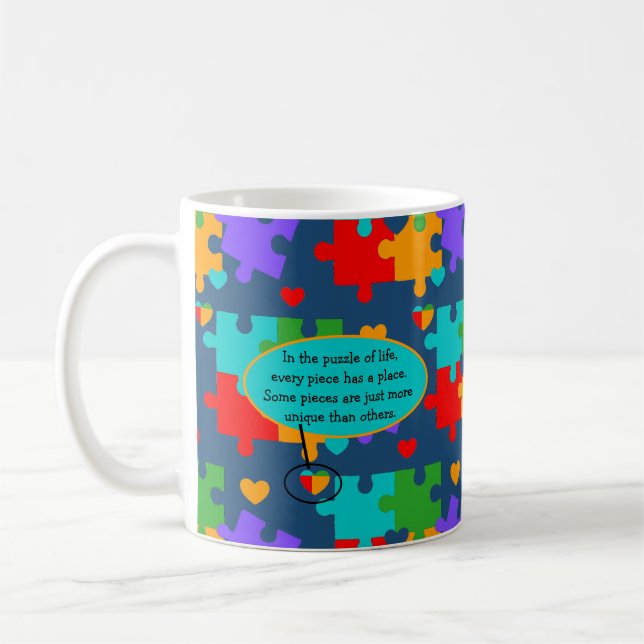 Puzzle of Life Coffee Mug (Left)