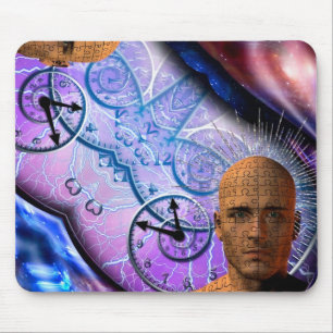 Puzzle of time mouse pad