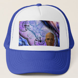 Puzzle of time trucker hat