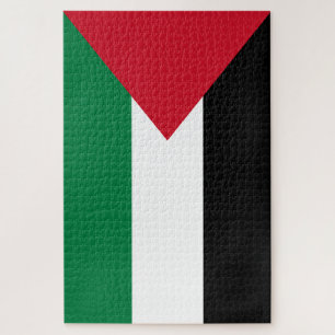 Puzzle officiellement le drapeau de l'État de Palestine