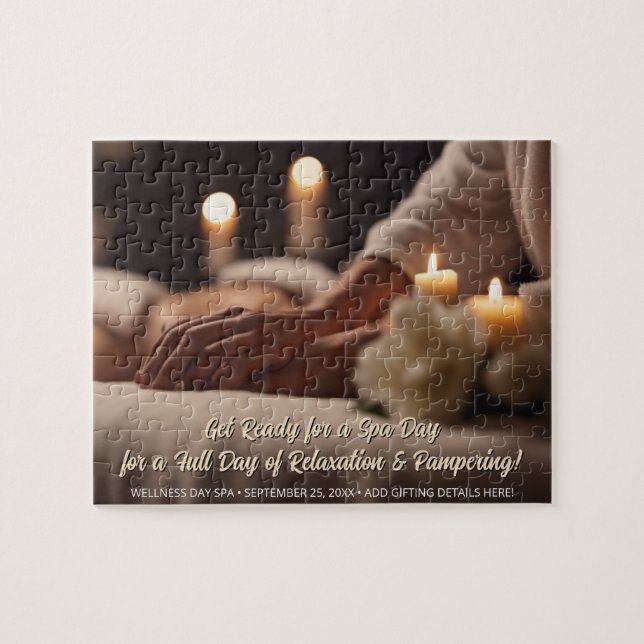Puzzle Offrez une expérience de jour Spa! (Horizontal)