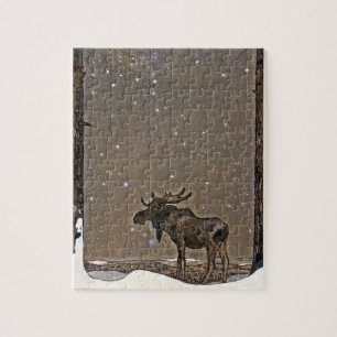Puzzle Oie dans la neige