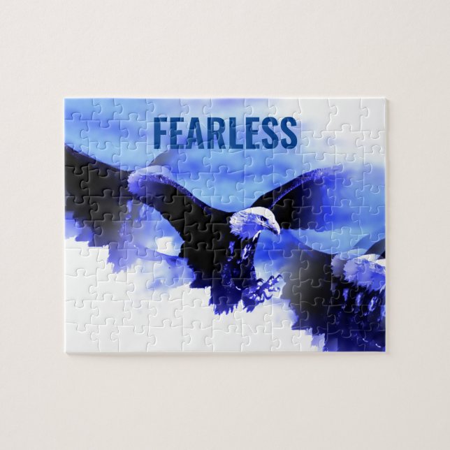 Puzzle Oigle sans peur Motivational Courage Artwork (Horizontal)