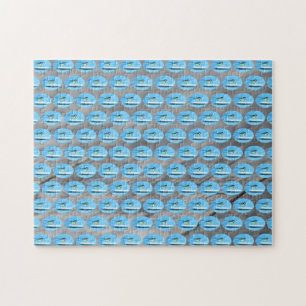 Puzzle Oiseau bleu Tit Nourrir une plaque de gâteau Diffi