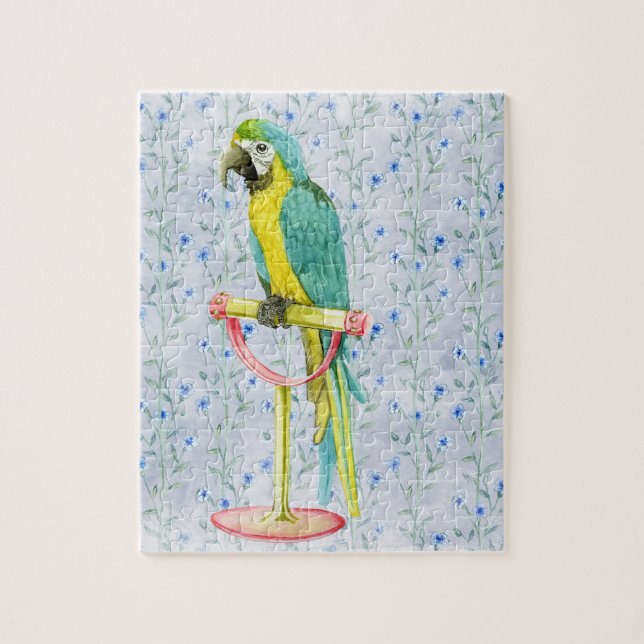 Puzzle Oiseau coloré exotique sauvage (Vertical)