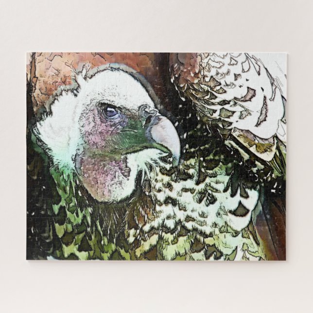 PUZZLE OISEAU DE PREY VULTURE (Horizontal)