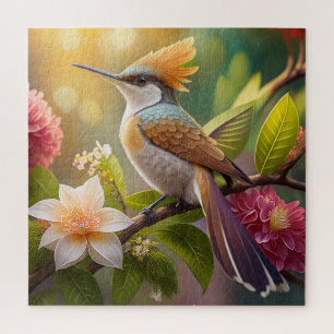 Puzzle Oiseau Fantastique à Crête Dorée