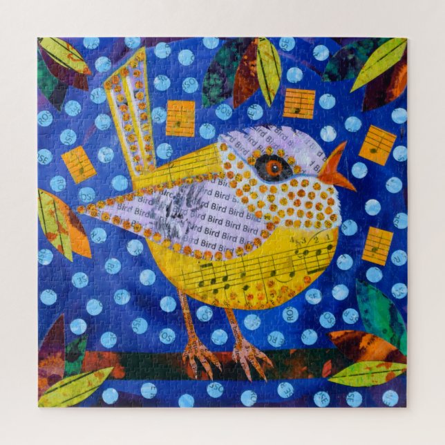 Puzzle Oiseau jaune (Vertical)