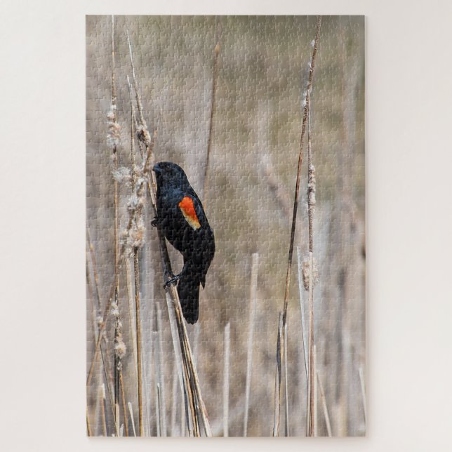 Puzzle Oiseau roux (Vertical)