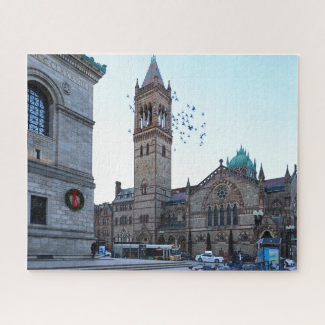 Puzzle Oiseaux à Old South Church Boston (Horizontal)