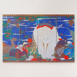 Puzzle Oiseaux, animaux et Plantes floraux(droite)Jakuchu